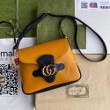 Knockoff Gucci Small messenger bag with Double G 648934 yellow HY7733JF45