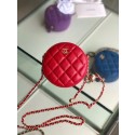Knockoff High Quality Chanel Original mini Sheepskin bag AS1449 red HY10412Lg12