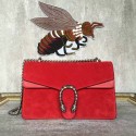 Knockoff High Quality Gucci Dionysus Suede Leather Mini Shoulder Bag 400249 Red HY7876FA65