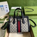Knockoff High Quality Gucci Ophidia small GG tote bag 547551 blue HY22476FA65