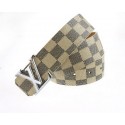 Knockoff Louis Vuitton Damier Damier Azur Canvas Belt LV2067 Silver HY1177fY84