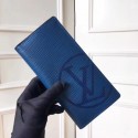 Knockoff Louis Vuitton EPI leather Wallet 63511 blue HY5222iV87