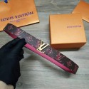 Knockoff Louis Vuitton Leather Belt M0202W 30MM HY5550Bt18