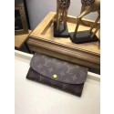 Knockoff Louis Vuitton Monogram Canvas EMILIE WALLET M61289 Yellow HY10263WW40
