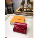 Knockoff Louis Vuitton Monogram Vernis VICTORINE WALLET M62427 red HY7079vf92