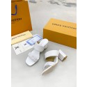 Knockoff Louis Vuitton slipper 91113-1 Heel 6.5CM HY2107yK94
