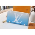 Knockoff Louis Vuitton ZIPPY WALLET M80361 blue HY25226Ez66