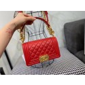 Knockoff Small boy chanel handbag AS67085 red HY6802yN38