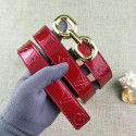 Louis Vuitton 30mm Patent Leather Belt M4226 Red HY23408hi67