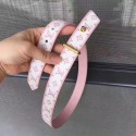 Louis Vuitton 30mm Pink Belt M9306 Gold HY23172xh67