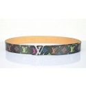 Louis Vuitton Black Monogram Multicolore LV208 Silver HY21662TL77