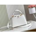 Louis Vuitton CAPUCINES BB M48868 white HY12366Va47