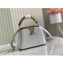 Louis Vuitton CAPUCINES MINI M59268 silver HY16599Rc99
