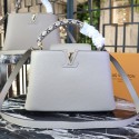 Louis Vuitton CAPUCINES PM M52388 light gray HY1813sY95