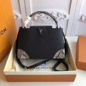 Louis Vuitton CAPUCINES PM N94410 black HY17671Af99