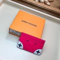 Louis vuitton card holder M67639 rose HY20690Ag46