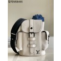 Louis Vuitton Christopher XS Backpack Taurillon Leather M58495 White HY5397dX32