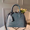 Louis Vuitton Crocodile Pattern Leather Bag N90897 Blue HY19727su78