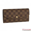Louis Vuitton Damier Ebene Canvas Emille Wallet N63019 HY18856Cw85