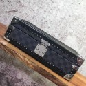 Louis Vuitton Damier Graphite Canvas Watches Box 40664 Black HY2733qB82
