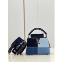Louis Vuitton denim CAPUCINES MINI M59430 blue HY24889Ea63