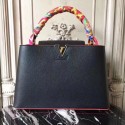Louis Vuitton Elegant Capucines Bags MM M41813 Black HY12783Tk78