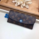 Louis Vuitton EMILIE WALLET M63895 Bleu Jean Blue HY1438hI90