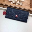 Louis Vuitton EMILIE WALLET M63918 Navy Blue HY7439MO84