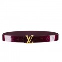 Louis Vuitton Facettes Monogram Vernis Belt M9875U HY747su78