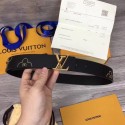 Louis Vuitton ICONIC 35MM BELT M0062bV BLACK HY24109mV18