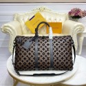 Louis Vuitton KEEPALL BANDOULIERE 50 M45069 dark brown HY3980lu18