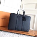 Louis Vuitton Leather briefcase M56003 black HY23674Oq54