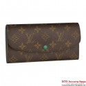 Louis Vuitton M60137 Monogram Canvas Emilie Wallet Vert HY25822uk46