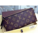 Louis Vuitton Monogram Canvas ADELE WALLET M61287 Black HY21797ff76