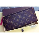 Louis Vuitton Monogram Canvas ADELE WALLET M61287 Rose HY13010FA31