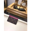Louis Vuitton Monogram Canvas CARD HOLDER M60703 rose HY610hT91