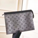 Louis Vuitton Monogram Canvas Clutch Bag POCHETTE APOLLO A61692 Silver HY25188tQ92