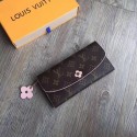 Louis Vuitton Monogram Canvas EMILIE WALLET M64202 Pink HY645TV86