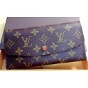 Louis Vuitton Monogram Canvas Emilie Wallet Rouge M60136 Brown HY20337ff76