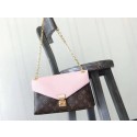 Louis Vuitton Monogram Canvas Pallas Chain Cerise M41201 Pink HY12359Oq54