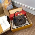 Louis Vuitton Monogram Canvas Reverse Nice Cosmetic Bag M45165 Black HY503pk20