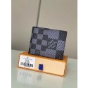 Louis vuitton Monogram Canvas Wallet N60434 grey HY8227XW58