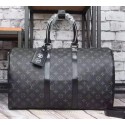 Louis Vuitton Monogram Eclipse Canvas KEEPALL 45 BANDOULIERE M40569 HY25100TV86