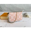Louis Vuitton Monogram Empreinte MINI POCHETTE ACCESSOIRES M81284 Pink HY12548pk20