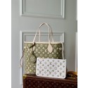 Louis Vuitton Monogram Empreinte NEVERFULL MM M46102 Green&Gray HY9979fj51