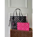 Louis Vuitton Monogram Empreinte NEVERFULL MM M46103 Black&White HY16054fH28