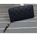Louis Vuitton Monogram Empreinte Zippy Wallet X60017 Black HY15106HW50