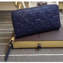 Louis Vuitton Monogram Empreinte Zippy Wallet X60017 Royal HY12845sf78