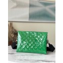 Louis Vuitton Monogram Vernis COUSSIN MM M57783 green HY15129LG44