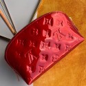Louis vuitton Monogram Vernis Leather COSMETIC POUCH M90172 Burgundy HY905rf73
